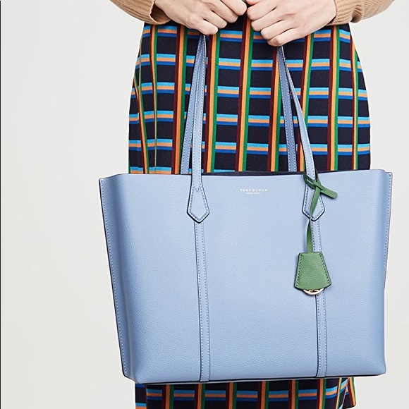 Tory Burch Large Perry Tote Blue